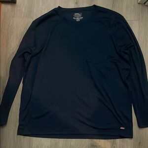 Dickies Navy Long Sleeve Shirt